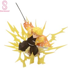 Sourcingasia Şekil Dekoratif Canlı Sevimli Demon Slayer Sıfır Agatsuma Zenitsu Thunder Nefes Pvc Şekil Modeli Hobi Koleksiyonu (Yurt Dışından)