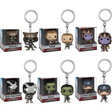 Sourcingasia Yenı Marvel Avengers Anime Figürleri Ironman Hulk Roket Kaptan Amerika Bebek Anahtarlık Koleksiyonu Anahtarlık Hediye Oyuncak Çocuklar Için Yetişkin (Yurt Dışından)