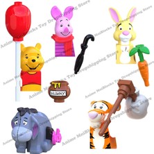 Sourcingasia 66001-66005 Disney Anime Bebek Winnie The Pooh Piglet Tigger Tavşan Mini Aksiyon Oyuncak Figürler Karikatür Birleştirin Oyuncak Bloklar Çocuk Hediye (Yurt Dışından)