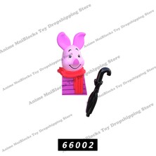 Sourcingasia 66001-66005 Disney Anime Bebek Winnie The Pooh Piglet Tigger Tavşan Mini Aksiyon Oyuncak Figürler Karikatür Birleştirin Oyuncak Bloklar Çocuk Hediye (Yurt Dışından)