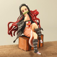 Sourcingasia Koleksiyon Model Bebek Canlı Anime Demon Slayer Sevimli Tanjirou Nezuko Pvc Şekil Oyuncak (Yurt Dışından)