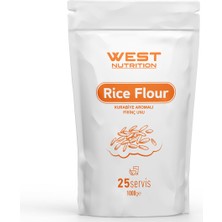 West Nutrition Pirinç Unu Rice Flour 1000 gr 25 Servis Kurabiye