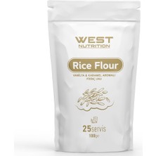 West Nutrition Pirinç Unu Rice Flour 1000 gr 25 Servis Vanilya&karamel