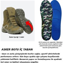 Active Team - BG184.ML - TacticalStep | Memory Foam Asker Botları için İç Tabanlık, 2x Vatka ve Koku Önleyici Toz