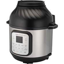 Instant Pot Duo Crisp 11 In 1 7.6 Litre Havayla Kızartma Paslanmaz Çelik Basınçlı Tencere Air Fryer