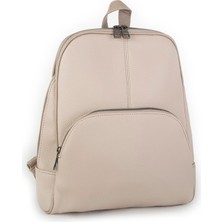 Nas Bag Kadın Sırt Çantası Orjinal Kum Natural  (Eni :28 Cm, Boyu :40CM)