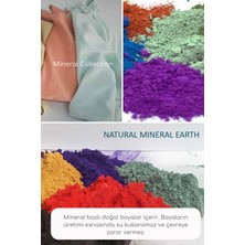 Yeşil Kadın Mineral Boyalı Organik Pamuklu Oversize Sweatshirt - Paula