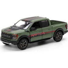 Kinsmart 2022 Ford F-150 Raptor Pickup Truck Livery Edition Diecast Araba