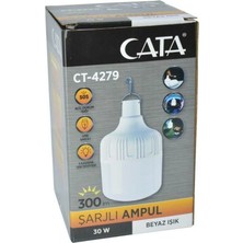 Cata CT-4279 30 Watt Taşınabilir Şarjlı LED Ampul Beyaz
