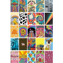 Guguk Indie Temalı 81 Adet Duvar Poster Seti, Oda Dekoru (GGK-K019)