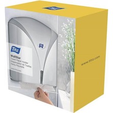Titiz TP-267 Z Katlama Kağıt Havlu Dispenseri Aparatı - Beyaz - Plastik - 28 Cm. - 1 Adet
