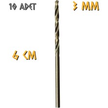 Kupa Hırdavat Kupa Tyson Metal Ahşap Delici Hss Matkap Ucu 3.0 Mm. - 10 Adet