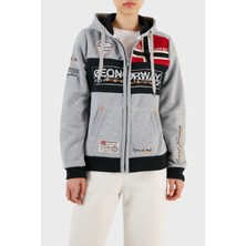 Norway Geographical Içi Şardonlu Kapüşonlu Sweat Bayan Sweat Flyersw 1k