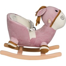 Poly Baby Eğitici Peluş Sallanan At Ahşap Sallanan At ve Aslan