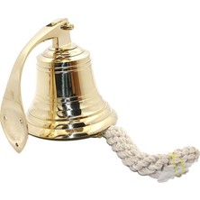 Keyfim Shop Pirinç Asmalı Küçük Boy Duvar Çanı