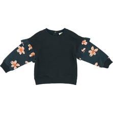 Panço Kız Bebek Baskılı Sweatshirt