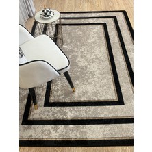 Brillant Hasır Jüt Sisal Bordürlü Görünümlü Gılımer Dekoratif Halı