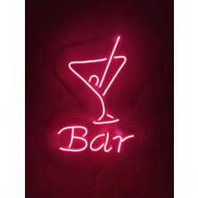 Sanec Bar Neon Tabela Kokteyl Neon Duvar Dekorasyonu Dekoratif Aydınlatma