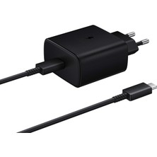 Technio Samsung 45W usb-c Çıkışlı Süper Hızlı Şarj Adaptör Başlık ve Typec To Typec 1m Kablo Seti