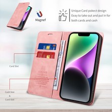 Yihang Boutique iPhone 15 Plus Cüzdan Derisi ile Uyumlu-Rfıd Engellemeli Kart Sahipleri-Tpu Kapaklı Kapak (Yurt Dışından)