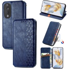 Yihang Boutique Honor 90 5g Cüzdan Kılıfı ile Uyumlu, Kart Tutuculu, Pu Deri Flip Kickstand Kapak (Yurt Dışından)