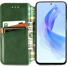 Yihang Boutique Honor 90 Lite Cüzdan Kılıfı ile Uyumlu, Kart Tutuculu, Pu Deri Flip Kickstand Kapak (Yurt Dışından)