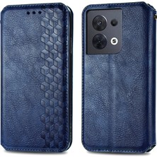 Yihang Boutique Oppo Reno 8 Cüzdan Kılıfı ile Uyumlu, Kart Tutuculu, Pu Deri Flip Kickstand Kapak (Yurt Dışından)