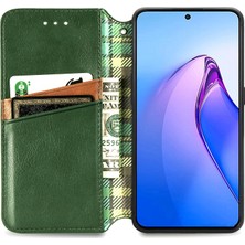 Yihang Boutique Oppo Reno 8 Pro Cüzdan Kılıfı ile Uyumlu, Kart Tutuculu, Pu Deri Flip Kickstand Kapak (Yurt Dışından)