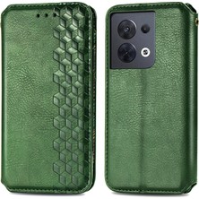 Yihang Boutique Oppo Reno 8 Cüzdan Kılıfı ile Uyumlu, Kart Tutuculu, Pu Deri Flip Kickstand Kapak (Yurt Dışından)