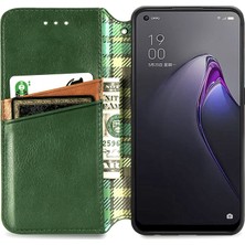 Yihang Boutique Oppo Reno 8 Cüzdan Kılıfı ile Uyumlu, Kart Tutuculu, Pu Deri Flip Kickstand Kapak (Yurt Dışından)