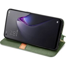 Yihang Boutique Oppo Reno 8 Cüzdan Kılıfı ile Uyumlu, Kart Tutuculu, Pu Deri Flip Kickstand Kapak (Yurt Dışından)