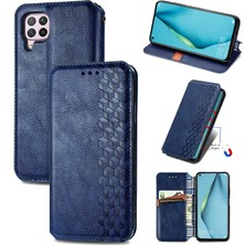 Yihang Boutique Huawei P40 Lite Cüzdan Kılıfı ile Uyumlu, Kart Tutuculu, Pu Deri Flip Kickstand Kapak (Yurt Dışından)