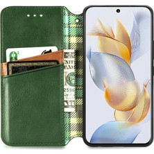 Yihang Boutique Honor 90 5g Cüzdan Kılıfı ile Uyumlu, Kart Tutuculu, Pu Deri Flip Kickstand Kapak (Yurt Dışından)