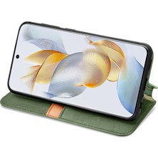 Yihang Boutique Honor 90 5g Cüzdan Kılıfı ile Uyumlu, Kart Tutuculu, Pu Deri Flip Kickstand Kapak (Yurt Dışından)