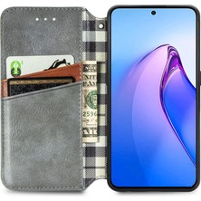 Yihang Boutique Oppo Reno 8 Pro Cüzdan Kılıfı ile Uyumlu, Kart Tutuculu, Pu Deri Flip Kickstand Kapak (Yurt Dışından)