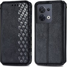 Yihang Boutique Oppo Reno 8 Cüzdan Kılıfı ile Uyumlu, Kart Tutuculu, Pu Deri Flip Kickstand Kapak (Yurt Dışından)