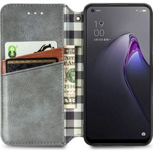 Yihang Boutique Oppo Reno 8 Cüzdan Kılıfı ile Uyumlu, Kart Tutuculu, Pu Deri Flip Kickstand Kapak (Yurt Dışından)