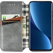 Yihang Boutique Xiaomi 12 Pro Cüzdan Kılıfı ile Uyumlu, Kart Tutuculu, Pu Deri Flip Kickstand Kapak (Yurt Dışından)