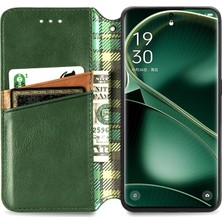 Yihang Boutique Oppo Find X6 Cüzdan Kılıfı ile Uyumlu, Kart Tutuculu, Pu Deri Flip Kickstand Kapak (Yurt Dışından)