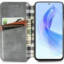 Yihang Boutique Honor 90 Lite Cüzdan Kılıfı ile Uyumlu, Kart Tutuculu, Pu Deri Flip Kickstand Kapak (Yurt Dışından)