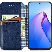 Yihang Boutique Oppo Reno 8 Pro Cüzdan Kılıfı ile Uyumlu, Kart Tutuculu, Pu Deri Flip Kickstand Kapak (Yurt Dışından)