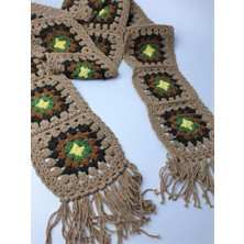 Craftatelier Motifli El Örgüsü Atkı