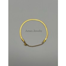 Arnes Jewelry Çelik Italyan Ezmesi Bileklik