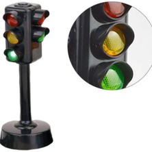Sesli Işıklı Trafik Lambası 5588-21, Çocuklar Için Oyuncak Trafik Işaret Aksesuarı(12