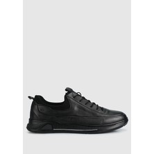 Eclipse Siyah Deri Erkek Ayakkabı