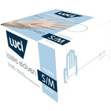 Luci Çok Amaçlı Latex Pudralı Eldiven 50'li S/m 2 Adet