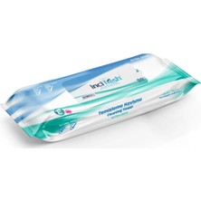 Inci Fresh Islak Vücut Temizleme Havlusu Mendil - Vitamin E + B5 - Parabensiz - 50 Adetlik 5 Paket