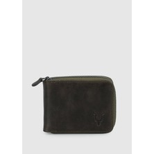 Carrera Haki CAR901 Haki Crazy Deri Cüzdan