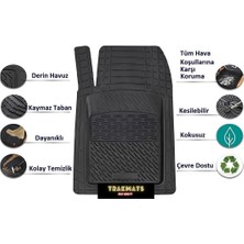 Trakmats Audi Q3 2012 4d Oto Paspas Universal Ada Siyah