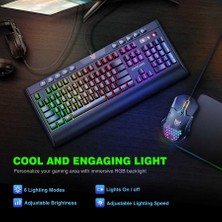 Canpay Savaş Alanına Hazır Taktiksel Klavye ve Hızlı Dpı Mouse Rgb LED Gaming Oyuncu Klavye ve Mouse Seti